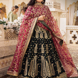 Shehnai by Asim Jofa Embroidered Chiffon Unstitched 3Pc Suit AJSH-11