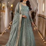Shehnai by Asim Jofa Embroidered Chiffon Unstitched 3Pc Suit AJSH-14
