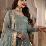 Shehnai by Asim Jofa Embroidered Chiffon Unstitched 3Pc Suit AJSH-14