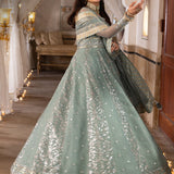 Shehnai by Asim Jofa Embroidered Chiffon Unstitched 3Pc Suit AJSH-14