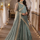 Shehnai by Asim Jofa Embroidered Chiffon Unstitched 3Pc Suit AJSH-14