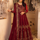 Shehnai by Asim Jofa Embroidered Chiffon Unstitched 3Pc Suit AJSH-16