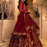 Shehnai by Asim Jofa Embroidered Chiffon Unstitched 3Pc Suit AJSH-16