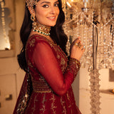Shehnai by Asim Jofa Embroidered Chiffon Unstitched 3Pc Suit AJSH-16