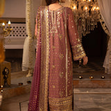 Shehnai by Asim Jofa Embroidered Chiffon Unstitched 3Pc Suit AJSH-17