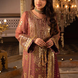 Shehnai by Asim Jofa Embroidered Chiffon Unstitched 3Pc Suit AJSH-17