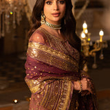 Shehnai by Asim Jofa Embroidered Chiffon Unstitched 3Pc Suit AJSH-17