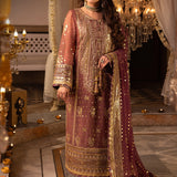Shehnai by Asim Jofa Embroidered Chiffon Unstitched 3Pc Suit AJSH-17