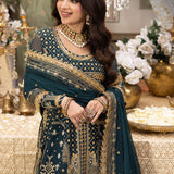 Shehnai by Asim Jofa Embroidered Chiffon Unstitched 3Pc Suit AJSH-18