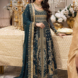 Shehnai by Asim Jofa Embroidered Chiffon Unstitched 3Pc Suit AJSH-18