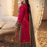 Shehnai by Asim Jofa Embroidered Chiffon Unstitched 3Pc Suit AJSH-19