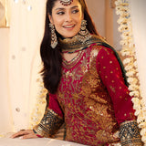 Shehnai by Asim Jofa Embroidered Chiffon Unstitched 3Pc Suit AJSH-19