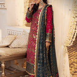 Shehnai by Asim Jofa Embroidered Chiffon Unstitched 3Pc Suit AJSH-19