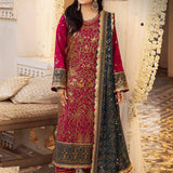 Shehnai by Asim Jofa Embroidered Chiffon Unstitched 3Pc Suit AJSH-19