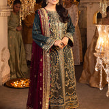 Shehnai by Asim Jofa Embroidered Chiffon Unstitched 3Pc Suit AJSH-20
