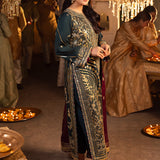 Shehnai by Asim Jofa Embroidered Chiffon Unstitched 3Pc Suit AJSH-20