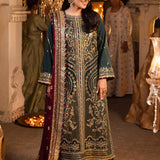 Shehnai by Asim Jofa Embroidered Chiffon Unstitched 3Pc Suit AJSH-20