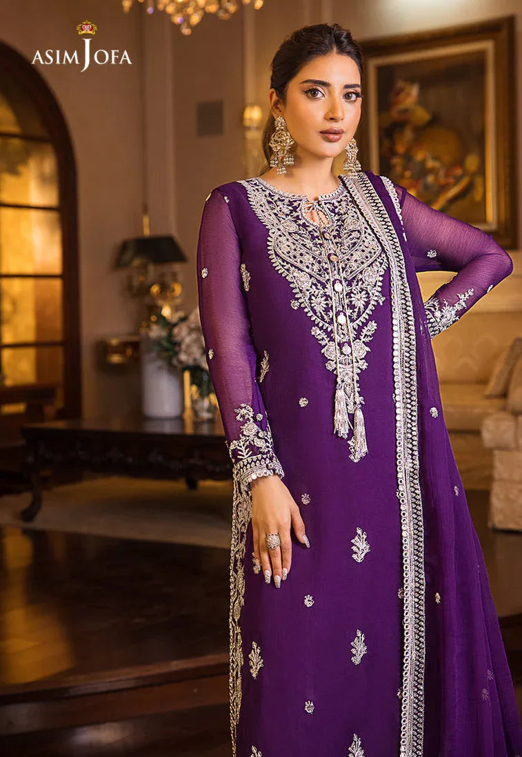 Asim Jofa | Luxury Collection | Maahru - Rang-e-Khaas