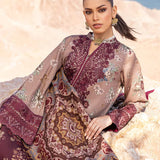Zainab Chottani Embroidered Herringbone 3Pc Suit D-01 Aks