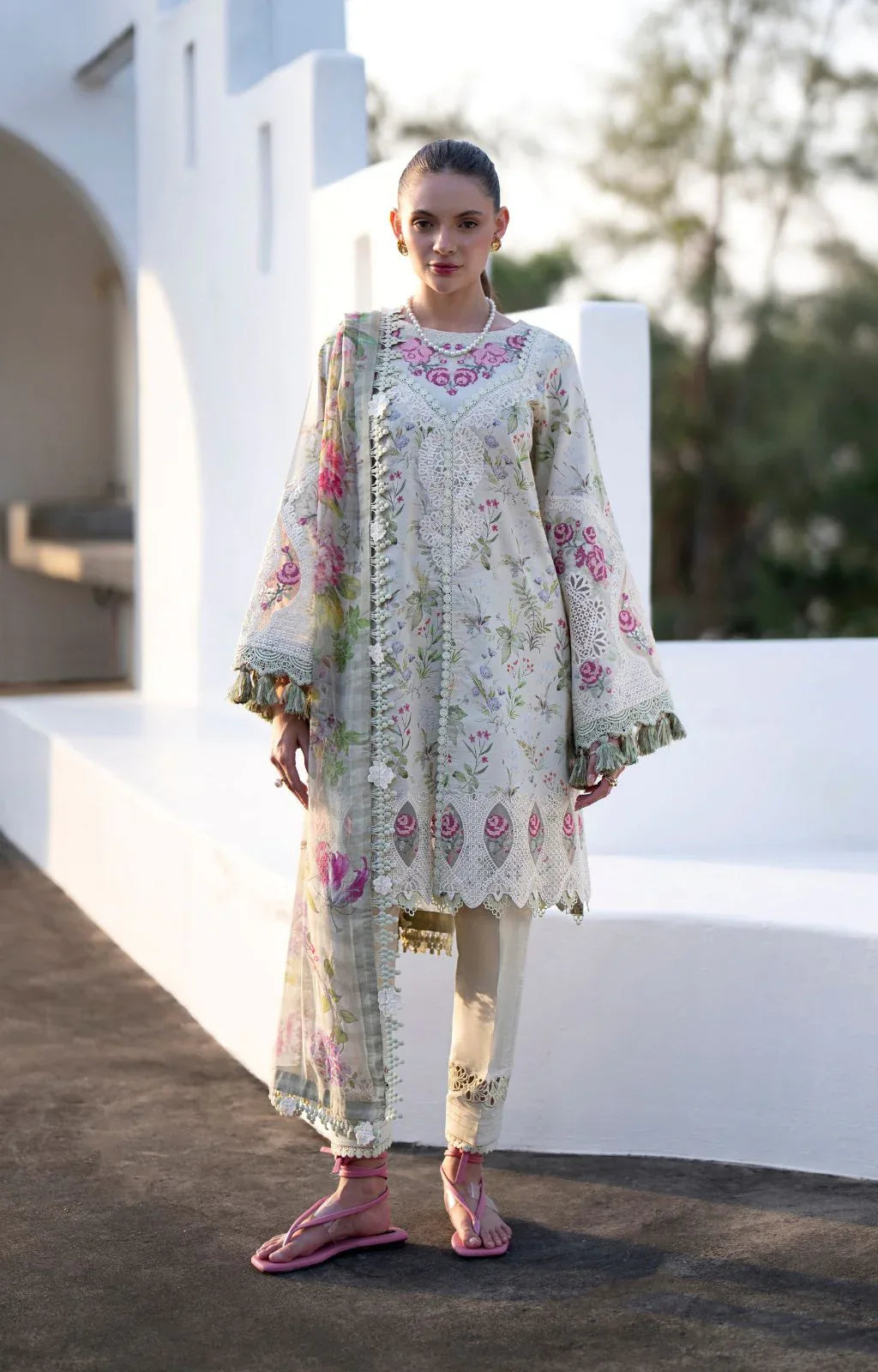 AJR Couture | Printakari Lawn 25 | Aleesia - Rang-e-Khaas
