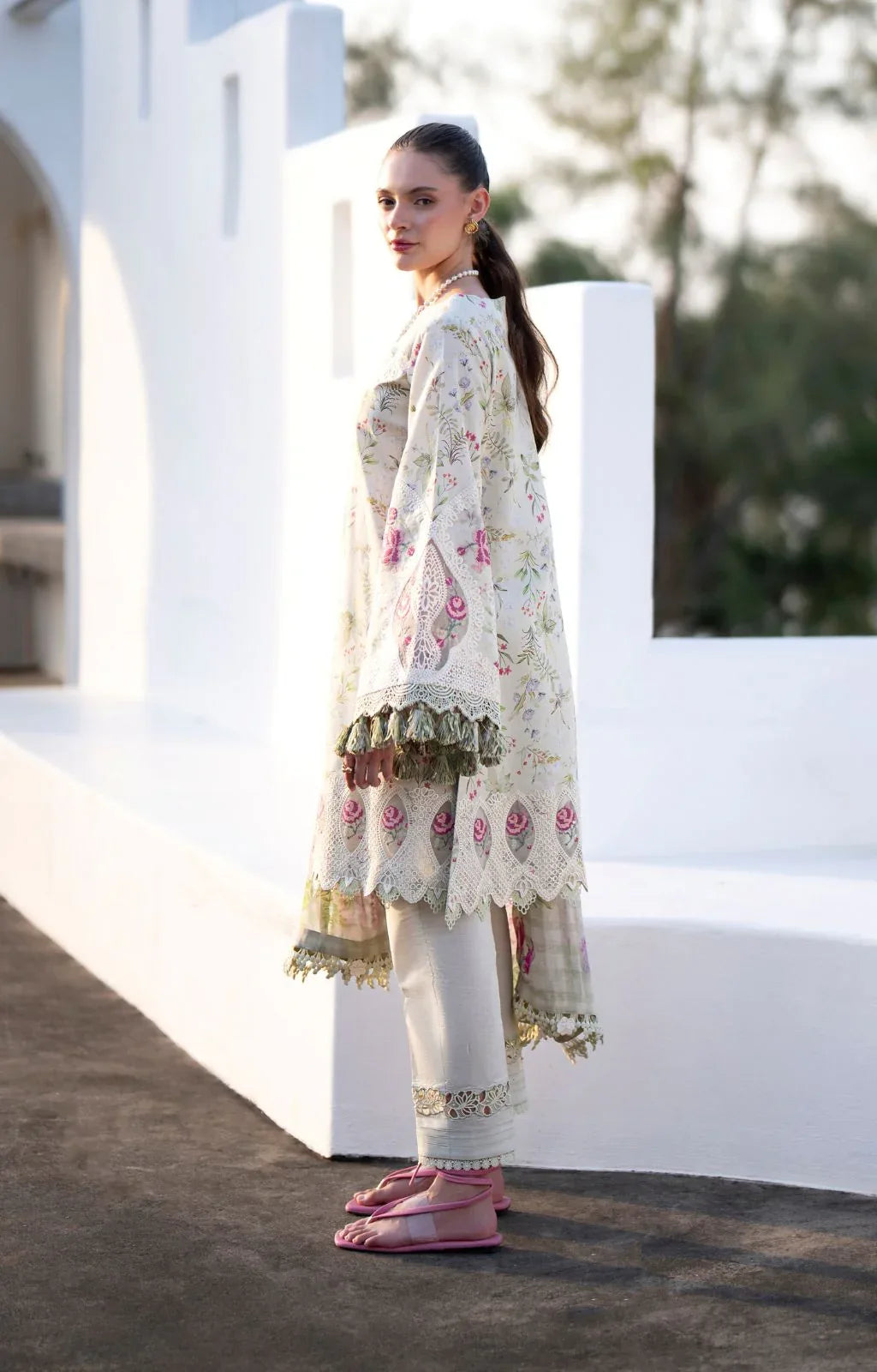 AJR Couture | Printakari Lawn 25 | Aleesia - Rang-e-Khaas