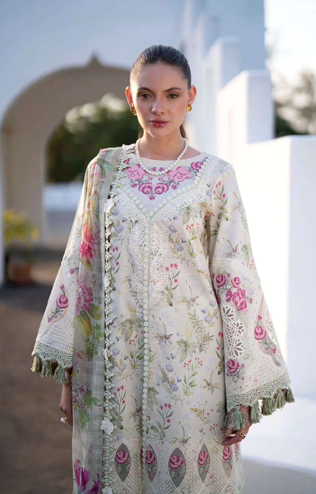 AJR Couture | Printakari Lawn 25 | Aleesia - Rang-e-Khaas