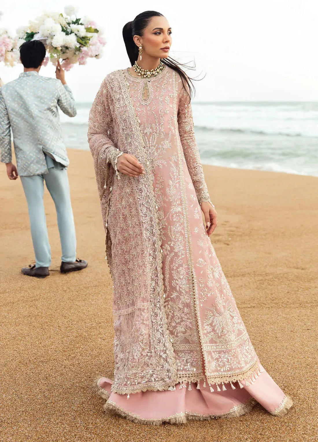 Dastangoi by Afrozeh Wedding Formals 3Pc Suit AWE-03 Shazma - Rang-e-Khaas