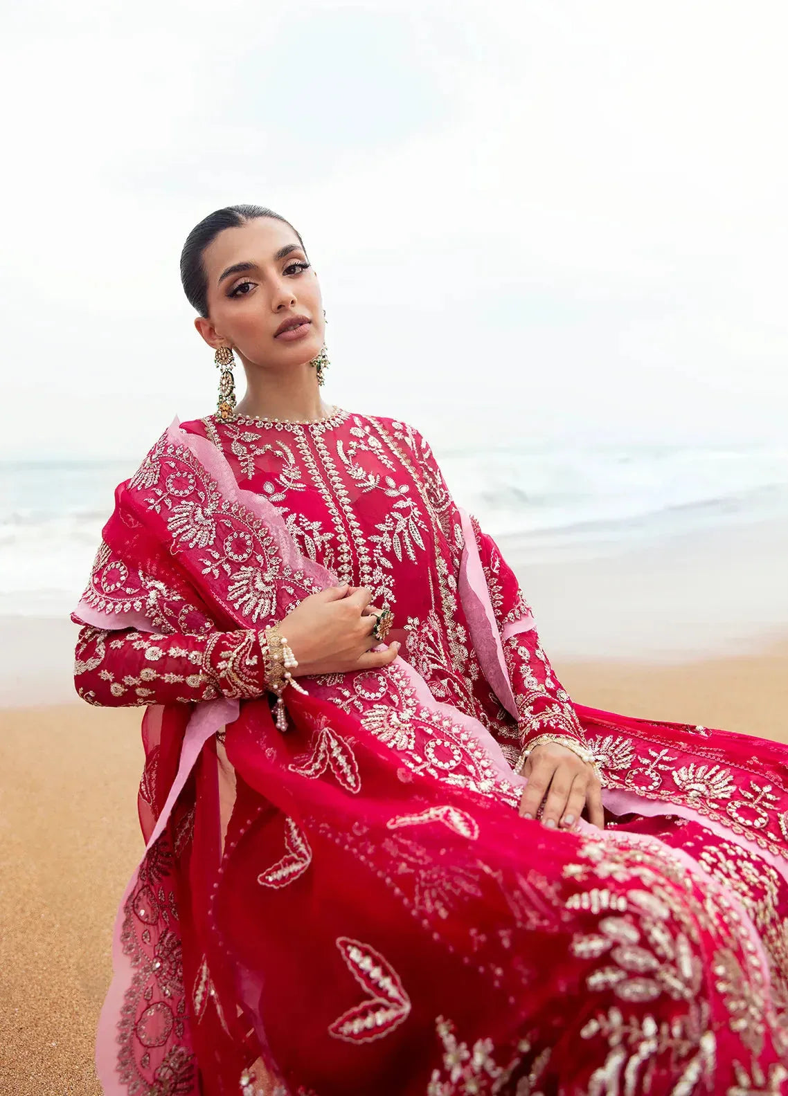 Dastangoi by Afrozeh Wedding Formals 3Pc Suit AWE-04 Nageen - Rang-e-Khaas