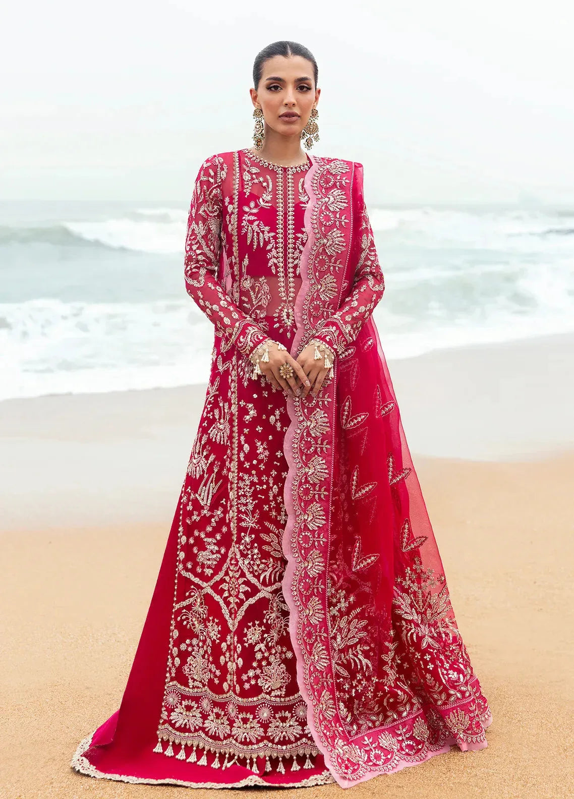 Dastangoi by Afrozeh Wedding Formals 3Pc Suit AWE-04 Nageen - Rang-e-Khaas