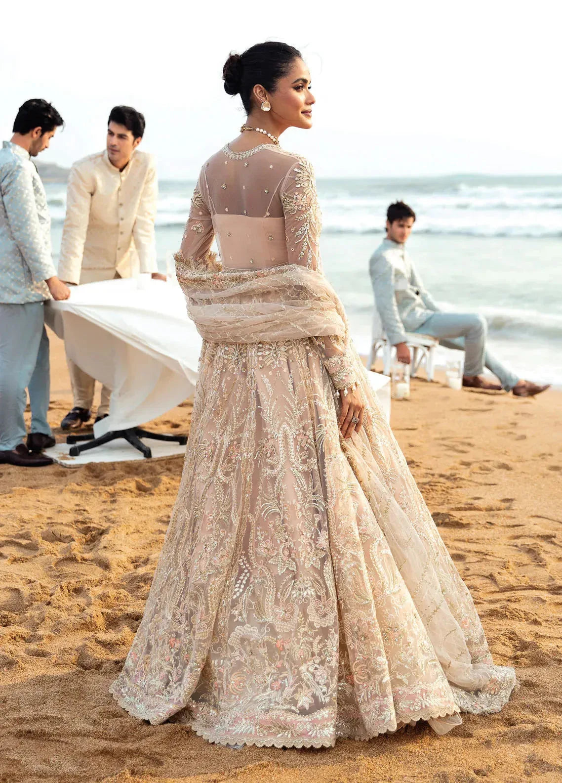 Dastangoi by Afrozeh Wedding Formals 3Pc Suit AWE-07 Afsheen - Rang-e-Khaas