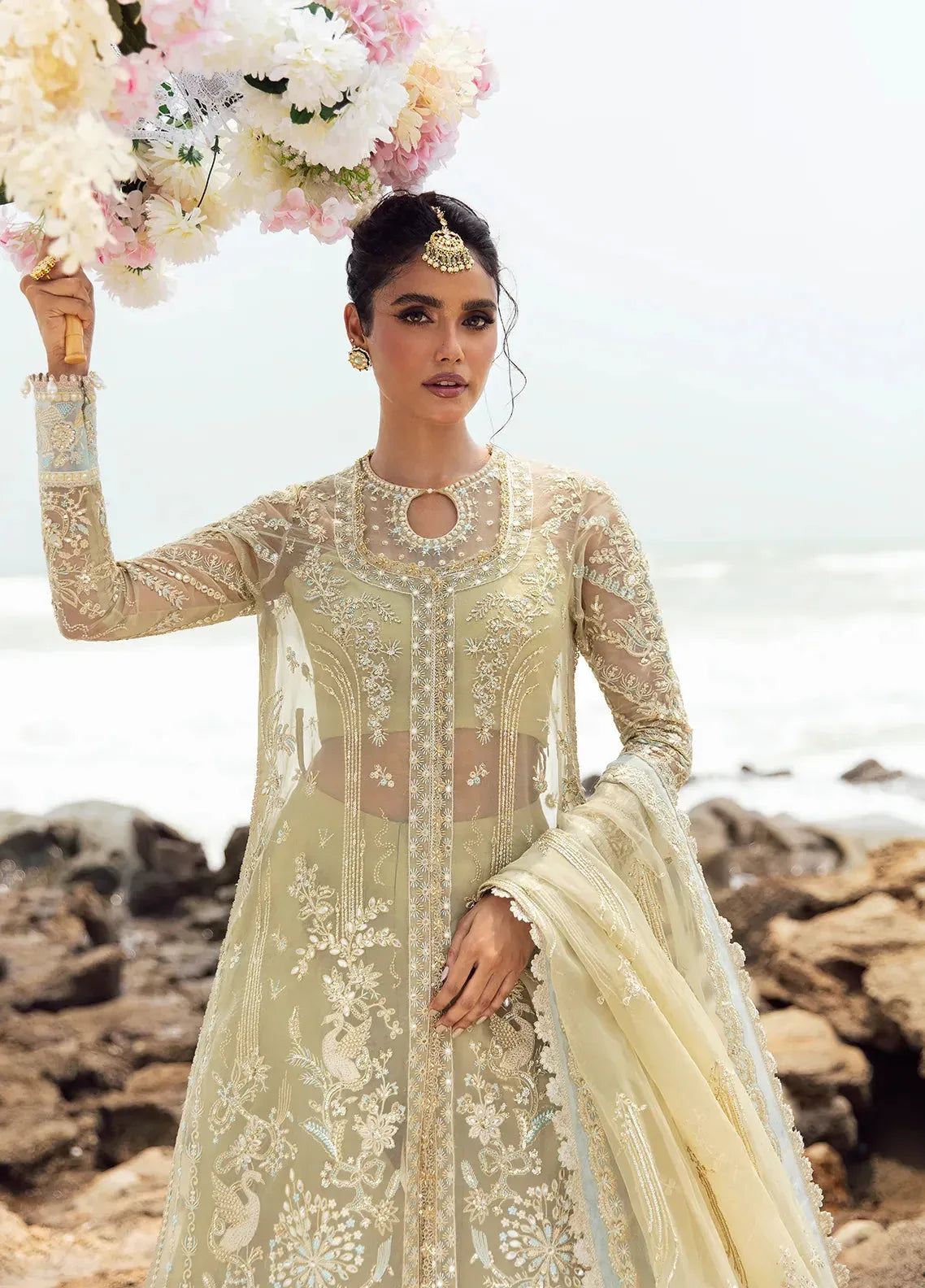 Dastangoi by Afrozeh Wedding Formal 3Pc Suit AWE-09 Leela - Rang-e-Khaas