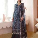Ayzel Luminara Embroidered Organza 3Pc Suit AWF-10 MELA
