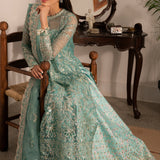 Solene by Ayzel Embroidered Organza 3Pc Suit D-01 ADELA