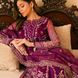 Solene by Ayzel Embroidered Organza 3Pc Suit D-02 HONORA