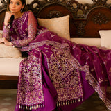 Solene by Ayzel Embroidered Organza 3Pc Suit D-02 HONORA