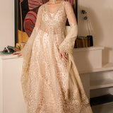 Solene by Ayzel Embroidered Organza 3Pc Suit D-05 LINNEA