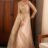 Solene by Ayzel Embroidered Organza 3Pc Suit D-05 LINNEA