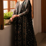 Solene by Ayzel Embroidered Organza 3Pc Suit D-06 FLEUR
