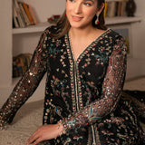 Solene by Ayzel Embroidered Organza 3Pc Suit D-06 FLEUR