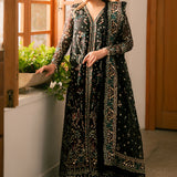 Solene by Ayzel Embroidered Organza 3Pc Suit D-06 FLEUR