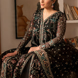 Solene by Ayzel Embroidered Organza 3Pc Suit D-06 FLEUR