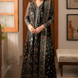 Solene by Ayzel Embroidered Organza 3Pc Suit D-06 FLEUR