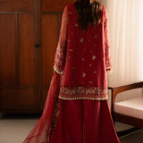 Solene by Ayzel Embroidered Organza 3Pc Suit D-09 ADVA
