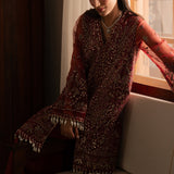 Solene by Ayzel Embroidered Organza 3Pc Suit D-09 ADVA