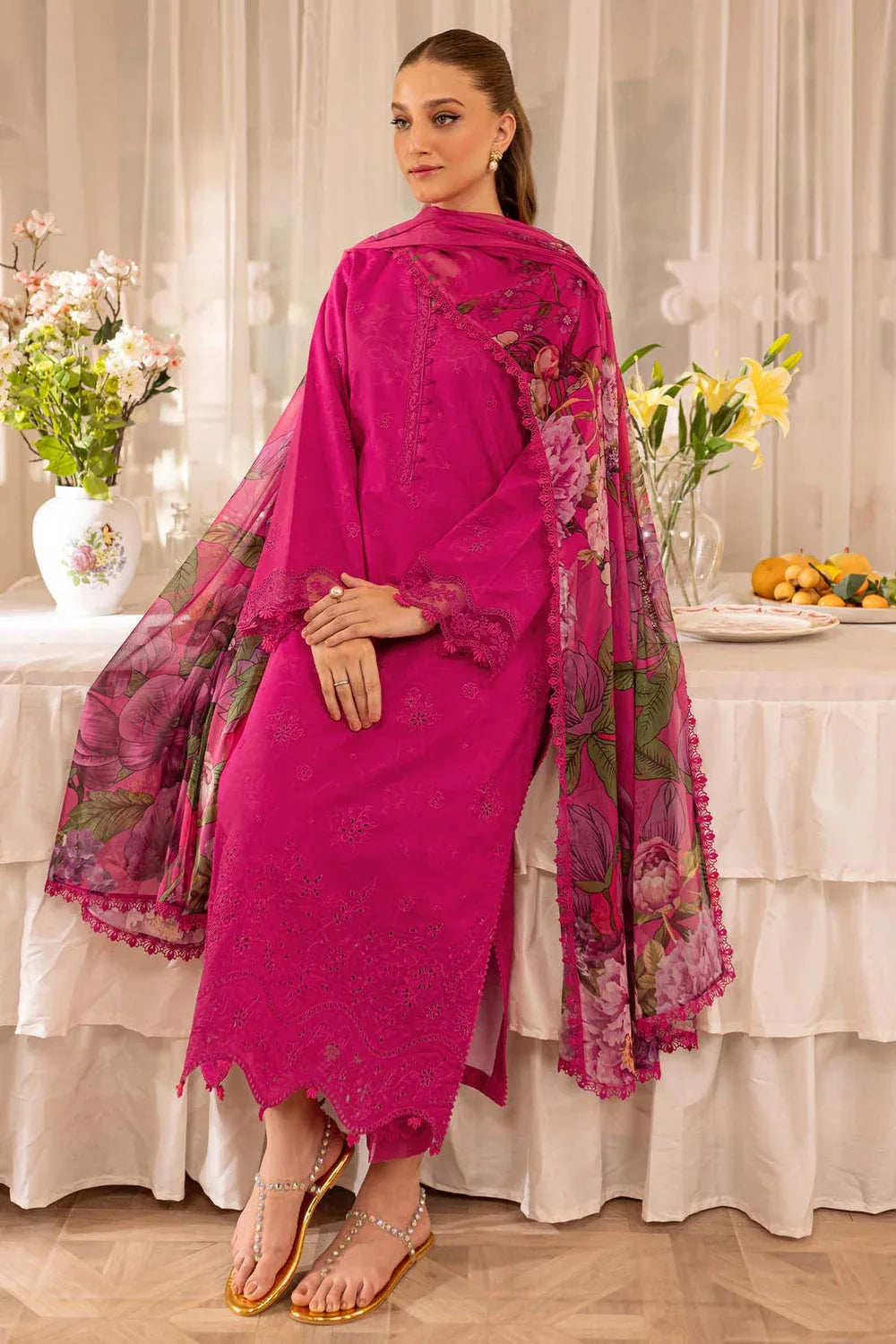 Farasha | Printed Essentials | Aster - Rang-e-Khaas