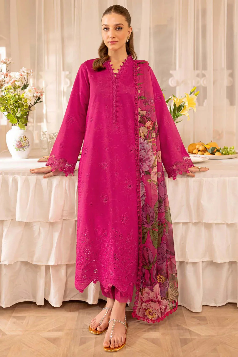 Farasha | Printed Essentials | Aster - Rang-e-Khaas