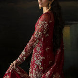 Hayat by Afrozeh Embroidered Organza 3Pc Suit AFH-24-07 ABEER