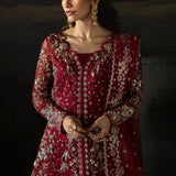 Hayat by Afrozeh Embroidered Organza 3Pc Suit AFH-24-07 ABEER
