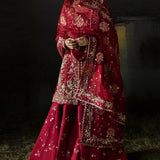 Hayat by Afrozeh Embroidered Organza 3Pc Suit AFH-24-07 ABEER