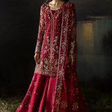Hayat by Afrozeh Embroidered Organza 3Pc Suit AFH-24-07 ABEER